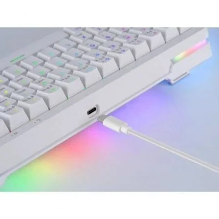 Mars Gaming MK Mini Pro Teclado Mecánico Gaming Switch Amarillo Blanco